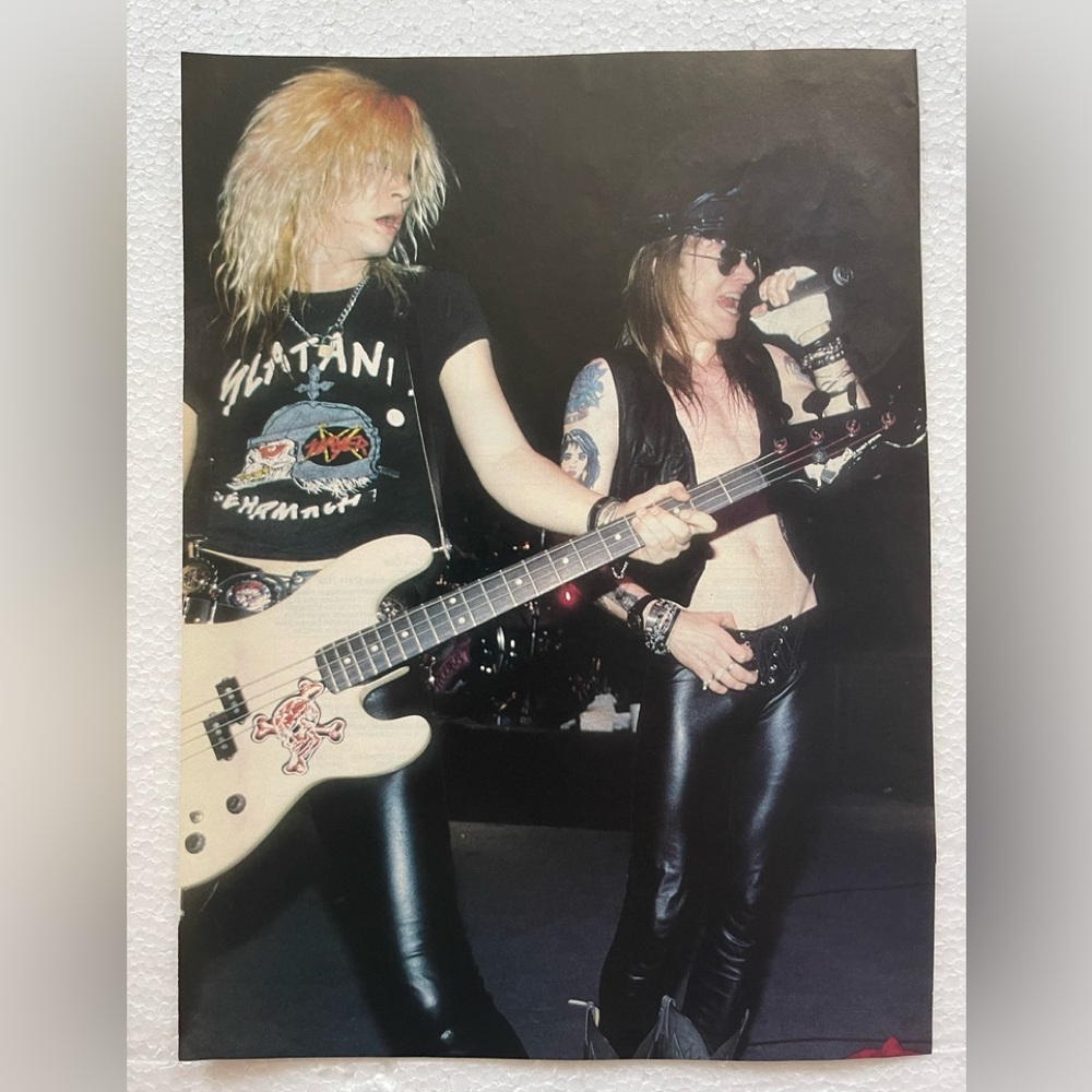 Circus Magazine Guns N’ Roses Duff Mckagan  & Axl Rose Pinup